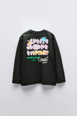 Niños ZARA 6 - 14 Años·Camisetas<CAMISETA ESTAMPADO