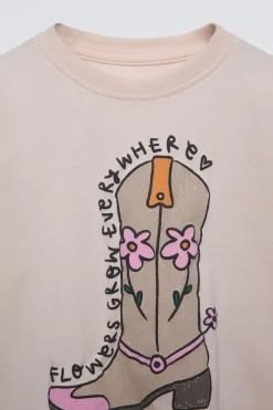 Niños ZARA 1½ - 6 Años·Camisetas|6 - 18 Meses·Camisetas<CAMISETA ESTAMPADO