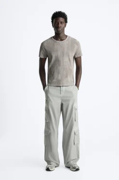 New CAMISETA ESTAMPADO ABSTRACTO Hombre Camisetas