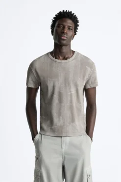 New CAMISETA ESTAMPADO ABSTRACTO Hombre Camisetas