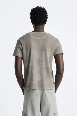 New CAMISETA ESTAMPADO ABSTRACTO Hombre Camisetas