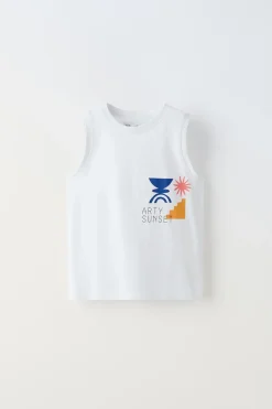 Niños ZARA 6 - 14 Años·Camisetas<CAMISETA ESTAMPADO ARTY SUNSET