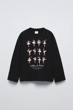 Niños ZARA 6 - 14 Años·Camisetas<CAMISETA ESTAMPADO BAILARINAS