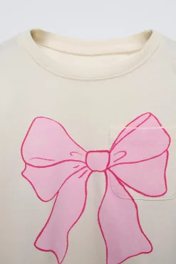 Niños ZARA 1½ - 6 Años·Camisetas|6 - 18 Meses·Camisetas<CAMISETA ESTAMPADO BOLSILLO