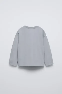 Niños ZARA 1½ - 6 Años·Camisetas|6 - 18 Meses·Camisetas<CAMISETA ESTAMPADO BRILLO