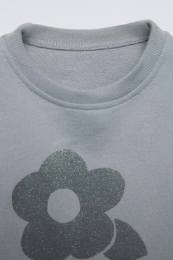 Niños ZARA 1½ - 6 Años·Camisetas|6 - 18 Meses·Camisetas<CAMISETA ESTAMPADO BRILLO