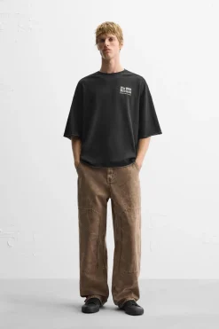 Online CAMISETA ESTAMPADO COMBINADO Hombre Camisetas