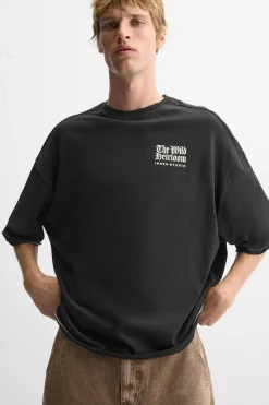 Online CAMISETA ESTAMPADO COMBINADO Hombre Camisetas