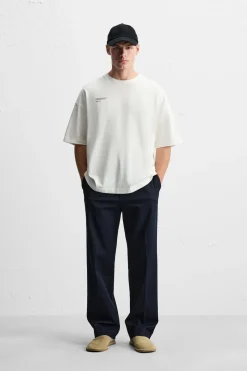 New CAMISETA ESTAMPADO COMBINADO Hombre Camisetas