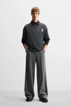 New CAMISETA ESTAMPADO COMBINADO Hombre Camisetas