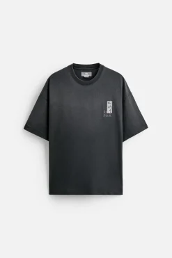 New CAMISETA ESTAMPADO COMBINADO Hombre Camisetas