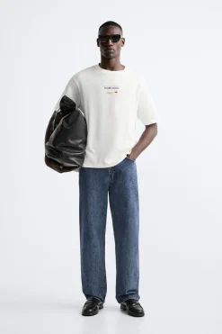 Sale CAMISETA ESTAMPADO CONTRASTE Hombre Camisetas