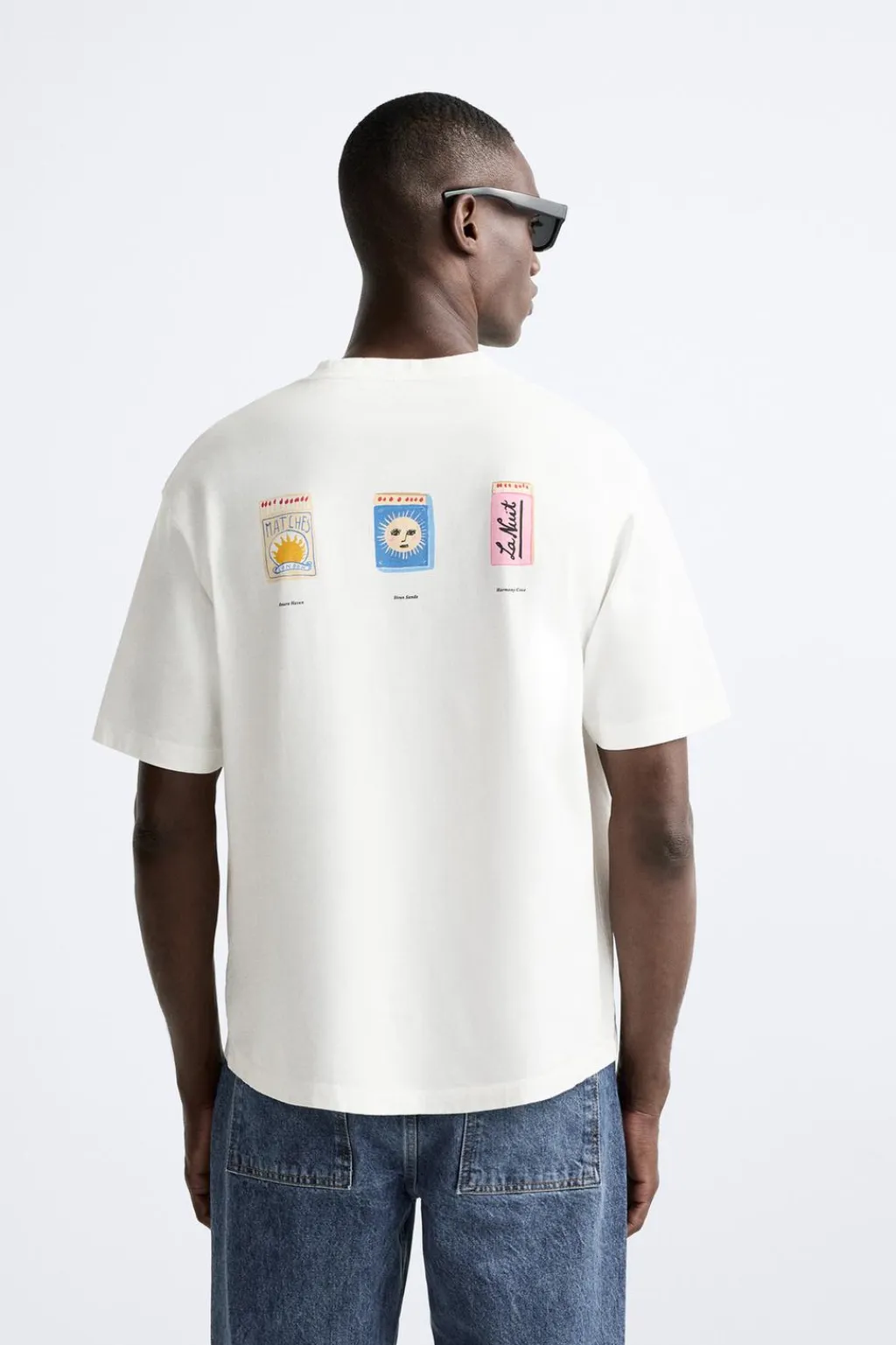 Sale CAMISETA ESTAMPADO CONTRASTE Hombre Camisetas