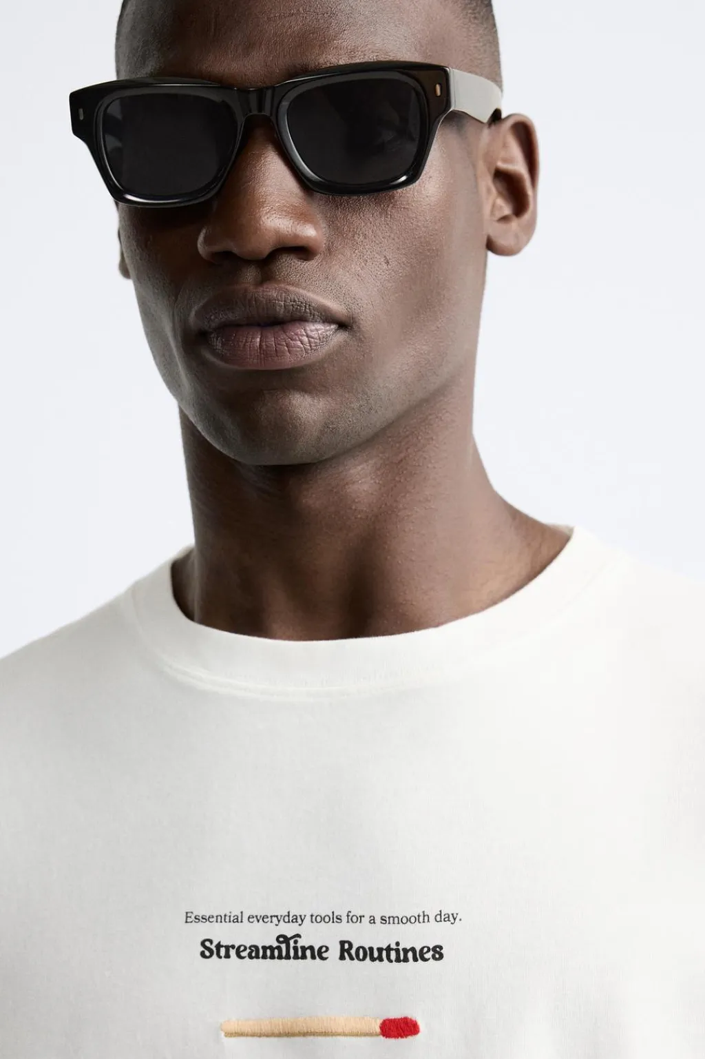 Sale CAMISETA ESTAMPADO CONTRASTE Hombre Camisetas