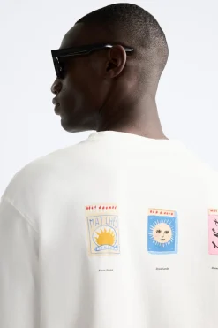 Sale CAMISETA ESTAMPADO CONTRASTE Hombre Camisetas