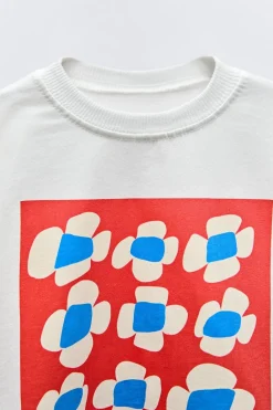 Niños ZARA 1½ - 6 Años·Camisetas|1½ - 6 Años·Camisetas<CAMISETA ESTAMPADO FLORES