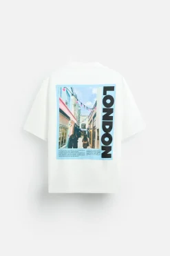 Hot CAMISETA ESTAMPADO FOTOGRÁFICO Hombre Camisetas