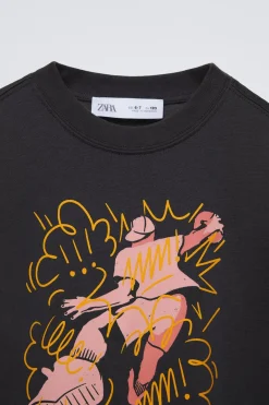 Niños ZARA 6 - 14 Años·Camisetas<CAMISETA ESTAMPADO GRAFFITI