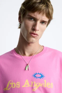 Best CAMISETA ESTAMPADO LAVADO Hombre Camisetas