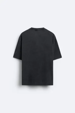 Fashion CAMISETA ESTAMPADO LAVADO Hombre Camisetas