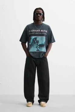 Clearance CAMISETA ESTAMPADO LAVADO Hombre Camisetas