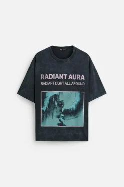 Clearance CAMISETA ESTAMPADO LAVADO Hombre Camisetas