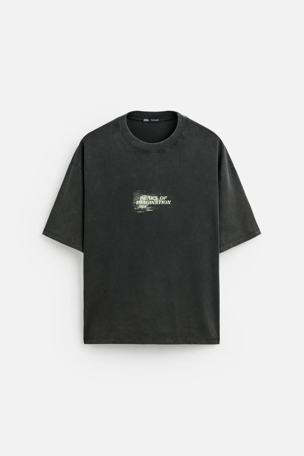 Sale CAMISETA ESTAMPADO LAVADO Hombre Camisetas