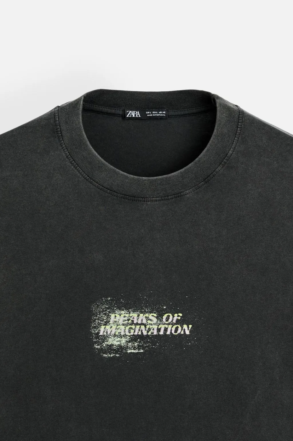 Sale CAMISETA ESTAMPADO LAVADO Hombre Camisetas