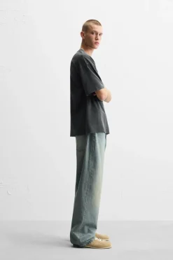 Best CAMISETA ESTAMPADO LAVADO Hombre Camisetas