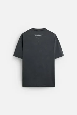 Best CAMISETA ESTAMPADO LAVADO Hombre Camisetas