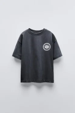 Niños ZARA 6 - 14 Años·Camisetas<CAMISETA ESTAMPADO LOGO