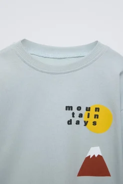 Niños ZARA 1½ - 6 Años·Camisetas|1½ - 6 Años·Camisetas<CAMISETA ESTAMPADO MONTAÑA