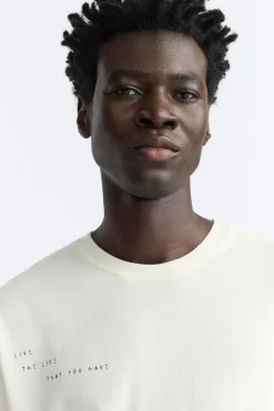 New CAMISETA ESTAMPADO PAISAJE Hombre Camisetas