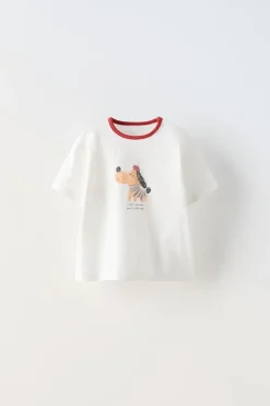 Niños ZARA 6 - 18 Meses·Camisetas<CAMISETA ESTAMPADO PERRO