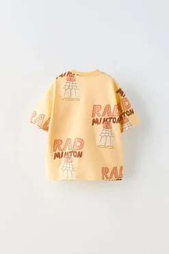 Niños ZARA 1½ - 6 Años·Camisetas|1½ - 6 Años·Camisetas<CAMISETA ESTAMPADO PLUMAS