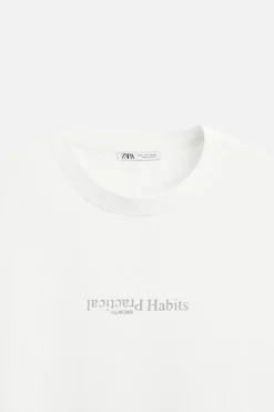 Outlet CAMISETA ESTAMPADO RELIEVE Hombre Camisetas