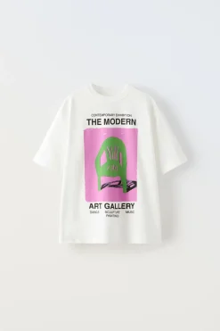 Niños ZARA 6 - 14 Años·Camisetas<CAMISETA ESTAMPADO SILLA