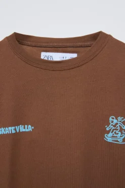 Niños ZARA 6 - 14 Años·Camisetas<CAMISETA ESTAMPADO SKATE