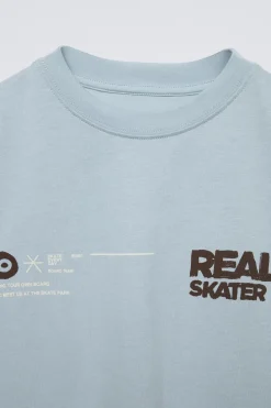 Niños ZARA 6 - 14 Años·Camisetas<CAMISETA ESTAMPADO SKATER