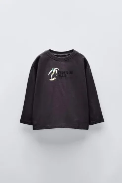 Niños ZARA 1½ - 6 Años·Camisetas|6 - 18 Meses·Camisetas<CAMISETA ESTAMPADO SKATER