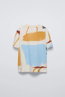 Niños ZARA 6 - 14 Años·Camisetas<CAMISETA ESTAMPADO TEXTO RELIEVE