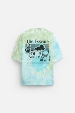 Sale CAMISETA ESTAMPADO TIE DYE Hombre Camisetas