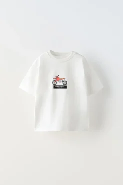 Niños ZARA 1½ - 6 Años·Camisetas|6 - 18 Meses·Camisetas<CAMISETA ESTAMPADO VEHÍCULO