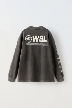 Niños ZARA 6 - 14 Años·Camisetas<CAMISETA ESTAMPADO WSL™