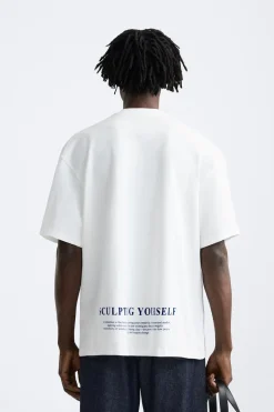 Hot CAMISETA ESTAMPADOS COMBINADOS Hombre Camisetas