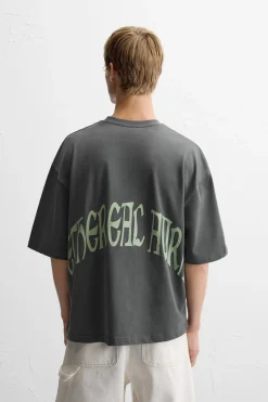 Hot CAMISETA ESTAMPADOS COMBINADOS Hombre Camisetas