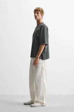 Hot CAMISETA ESTAMPADOS COMBINADOS Hombre Camisetas