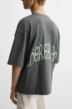 Hot CAMISETA ESTAMPADOS COMBINADOS Hombre Camisetas