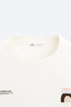 Sale CAMISETA ESTAMPADOS CONTRASTE Hombre Sudaderas|Camisetas