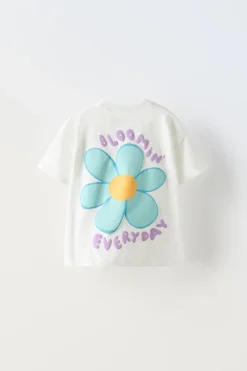 Niños ZARA 1½ - 6 Años·Camisetas|6 - 18 Meses·Camisetas<CAMISETA ESTAMPAOD RELIEVE